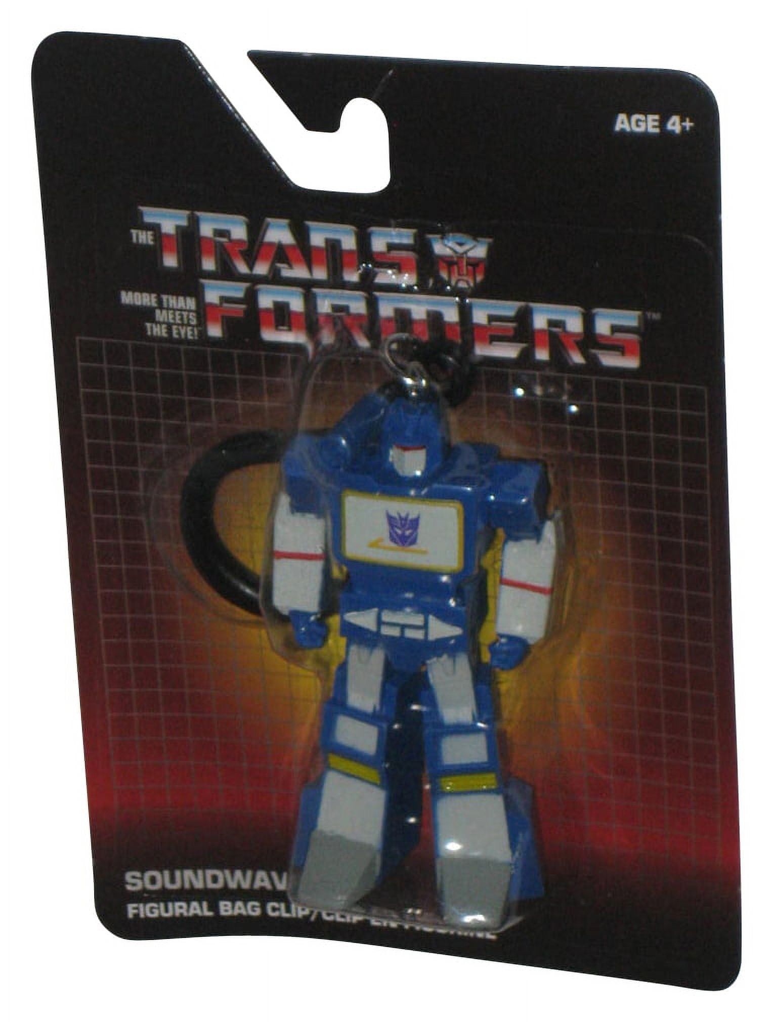 Transformers Soundwave (2021) Monogram Figural Bag Clip 3-Inch Figure Keychain(2pk)