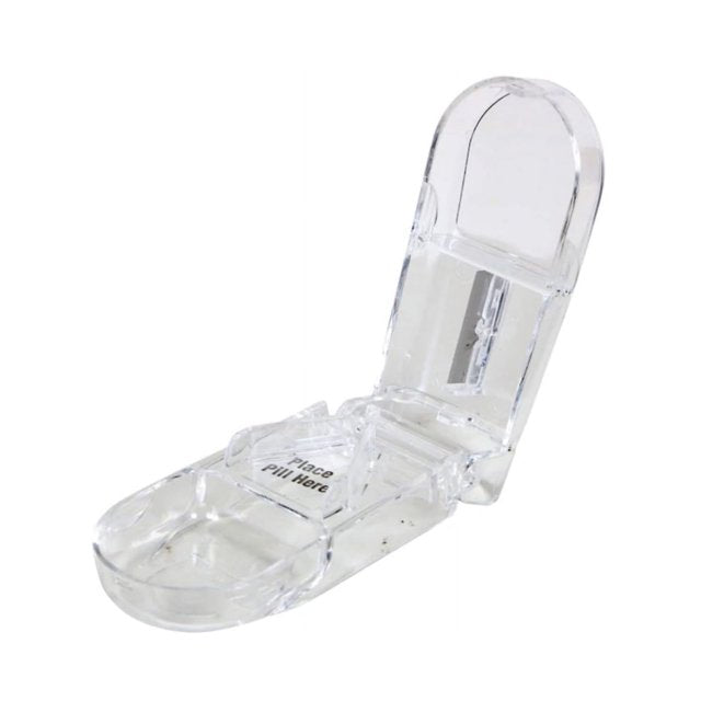 Premier Plus Pill Cutter/Tablet Splitter with Stainless Steel Blade for Cutting Small Pills and Vitamins (2pk)