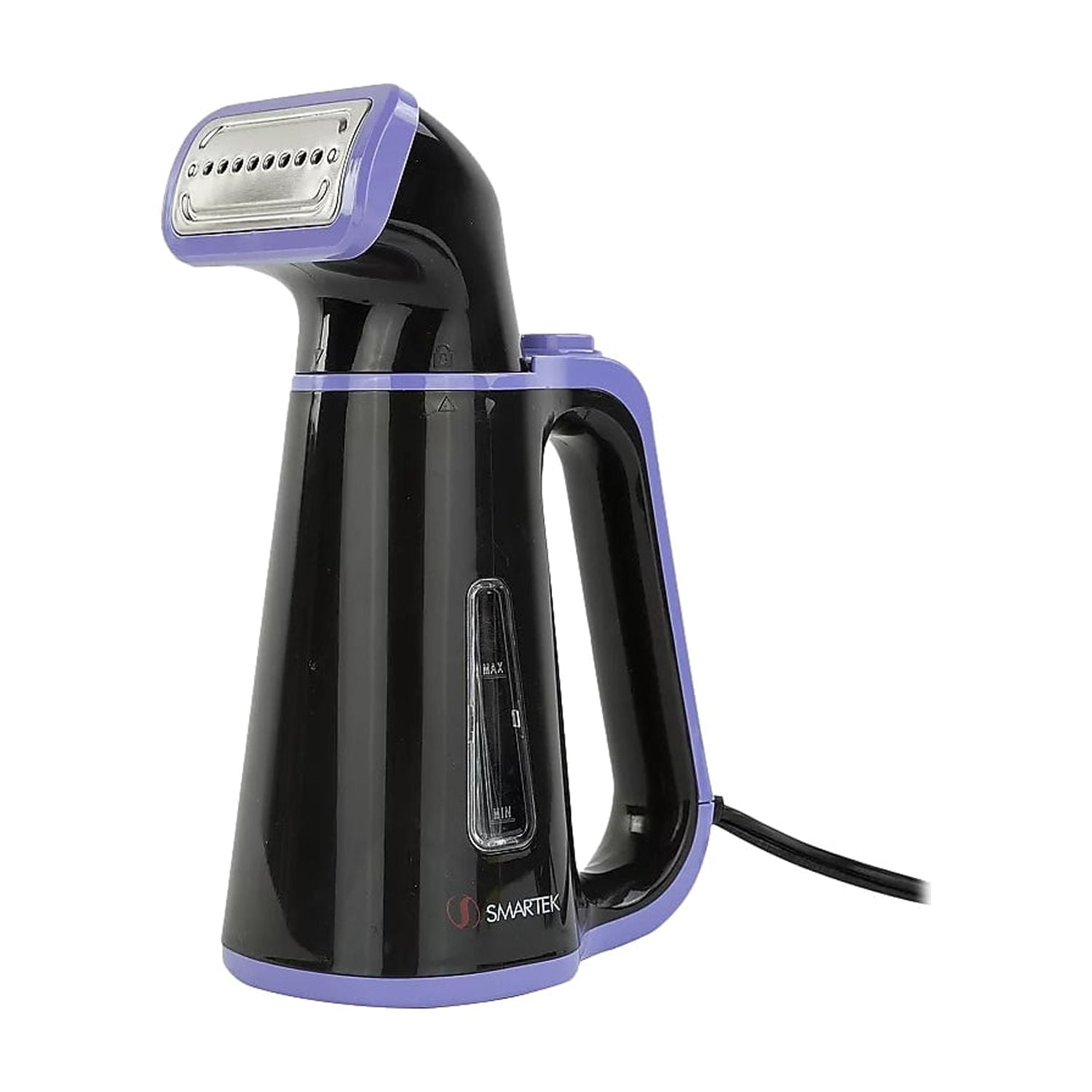 Smartek ST-53W Portable Handheld Fabric Clothes Garment Steamer with Fabric Brush (White & Purple)