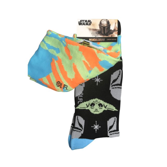 Star War Mandalorian 2 Crew Socks (2pk)