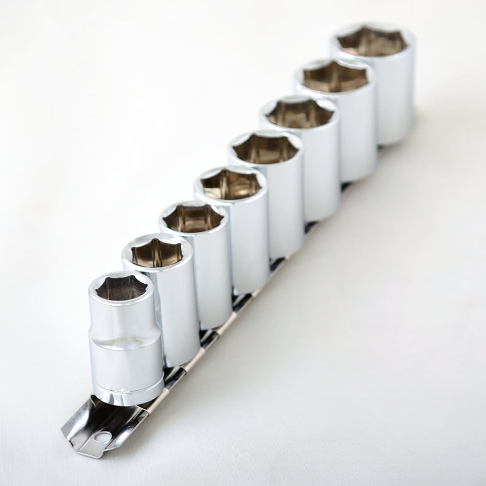 9 Pc 1/2" Drive Shallow Socket Set Mm Metric