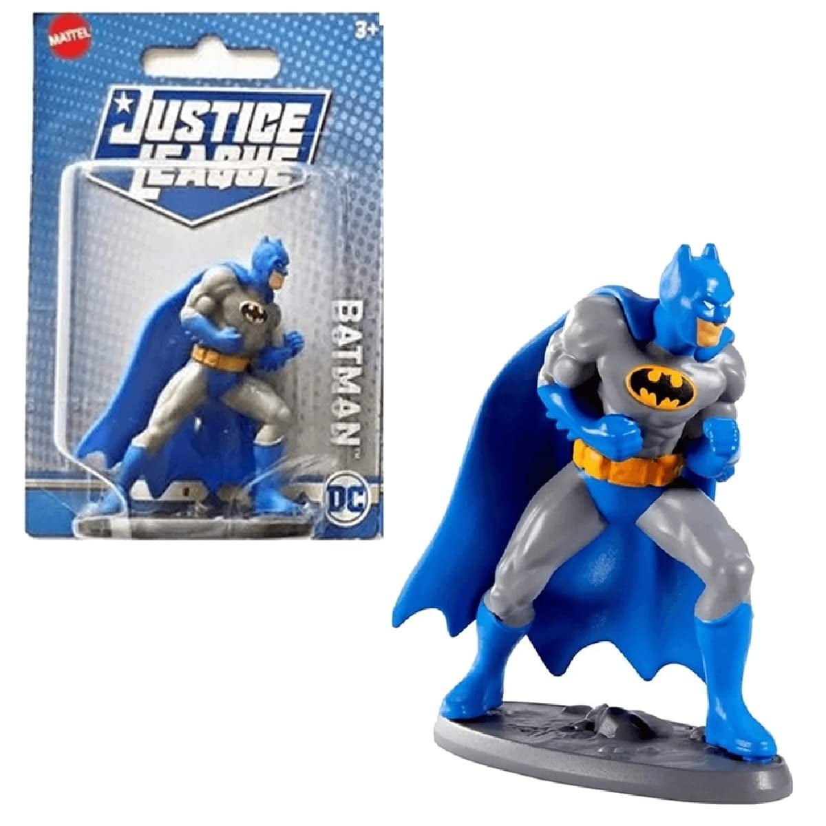 DC Justice League Batman Blue & Grey (2020) Mattel Micro Collection Mini Figure