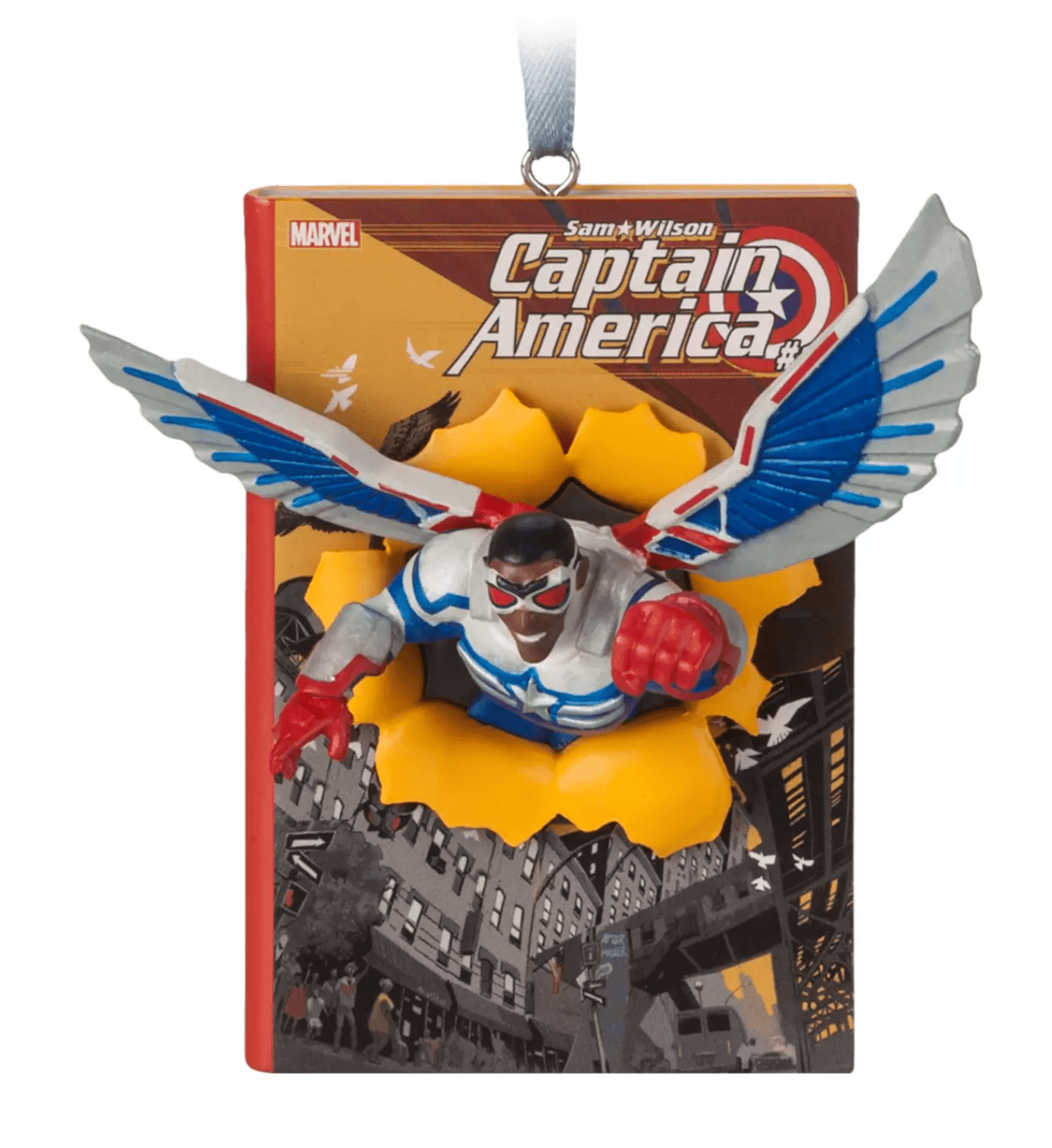 Disney Sketchbook Captain America Sam Wilson Christmas Ornament (3pk)