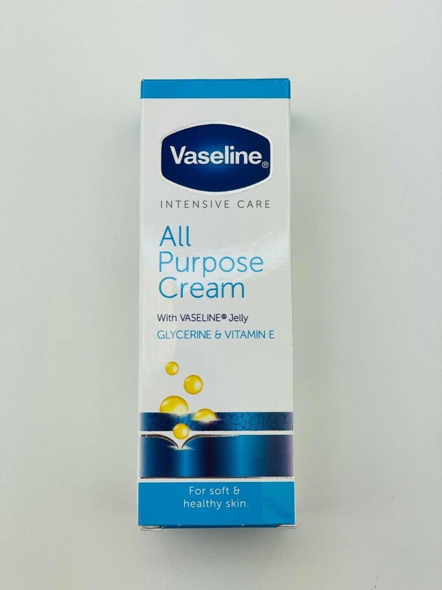Vaseline Intensive Care All Purpose Cream Rough Cracked Skin Relief Advanced + Concentrated Formula 1.41 Oz.(2pk)