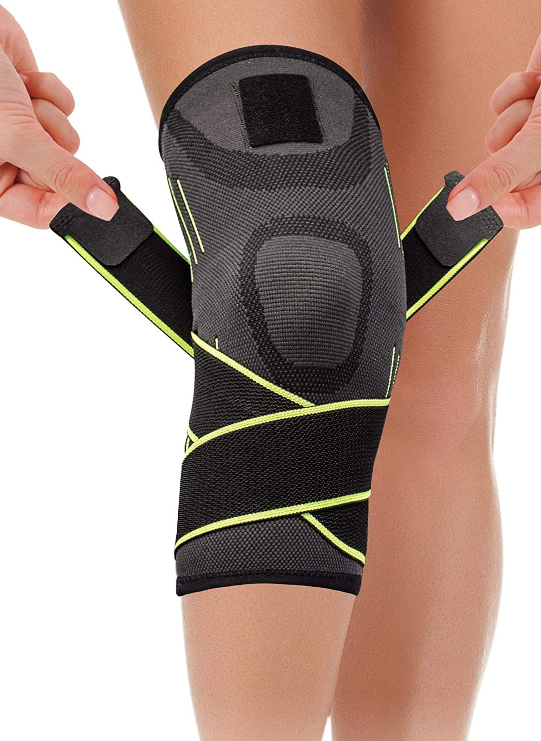 Adjustable Compression Knee Sleeve One Color SIze Large