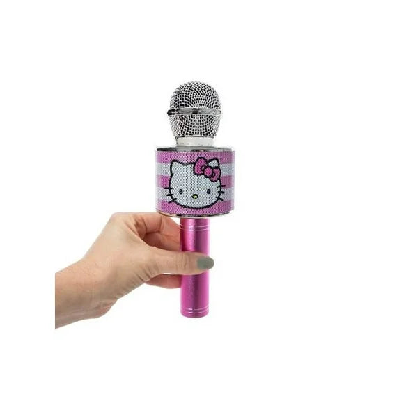 Sanrio Hello Kitty Pink Bluetooth Karaoke Microphone & Wireless Speaker Combo