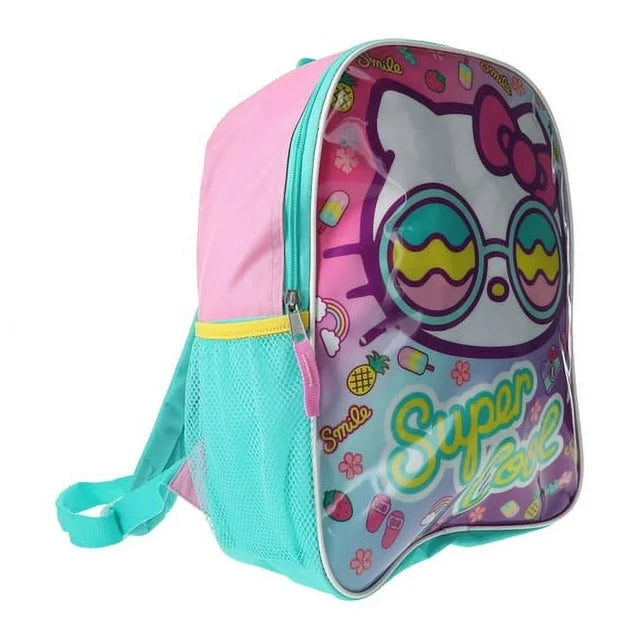 Hello Kitty "Super Cool" Cool Shades Sunglasses Themed Backpack - Featuring Hello Kitty