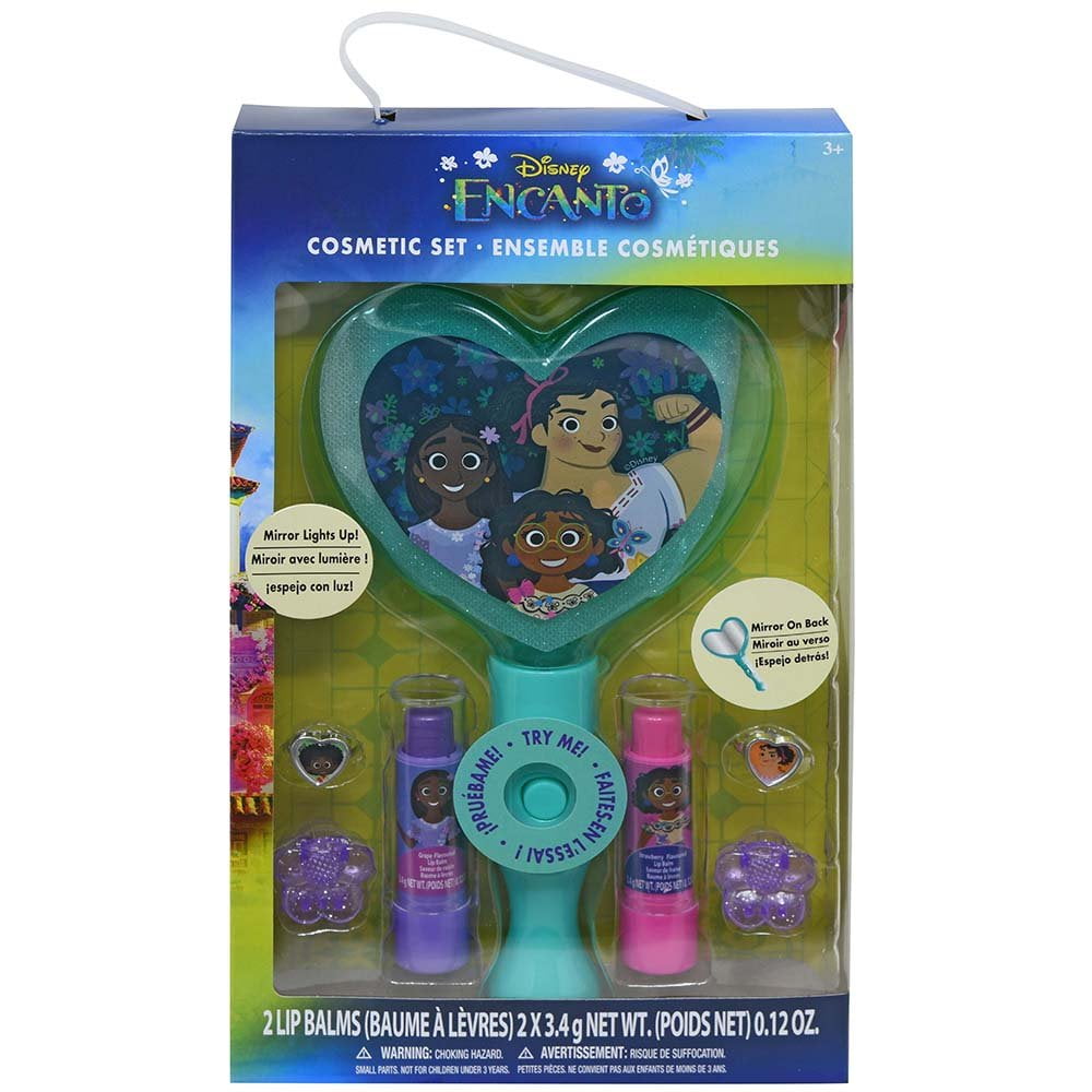 Disney Encanto light-up hand mirror & lip balm set