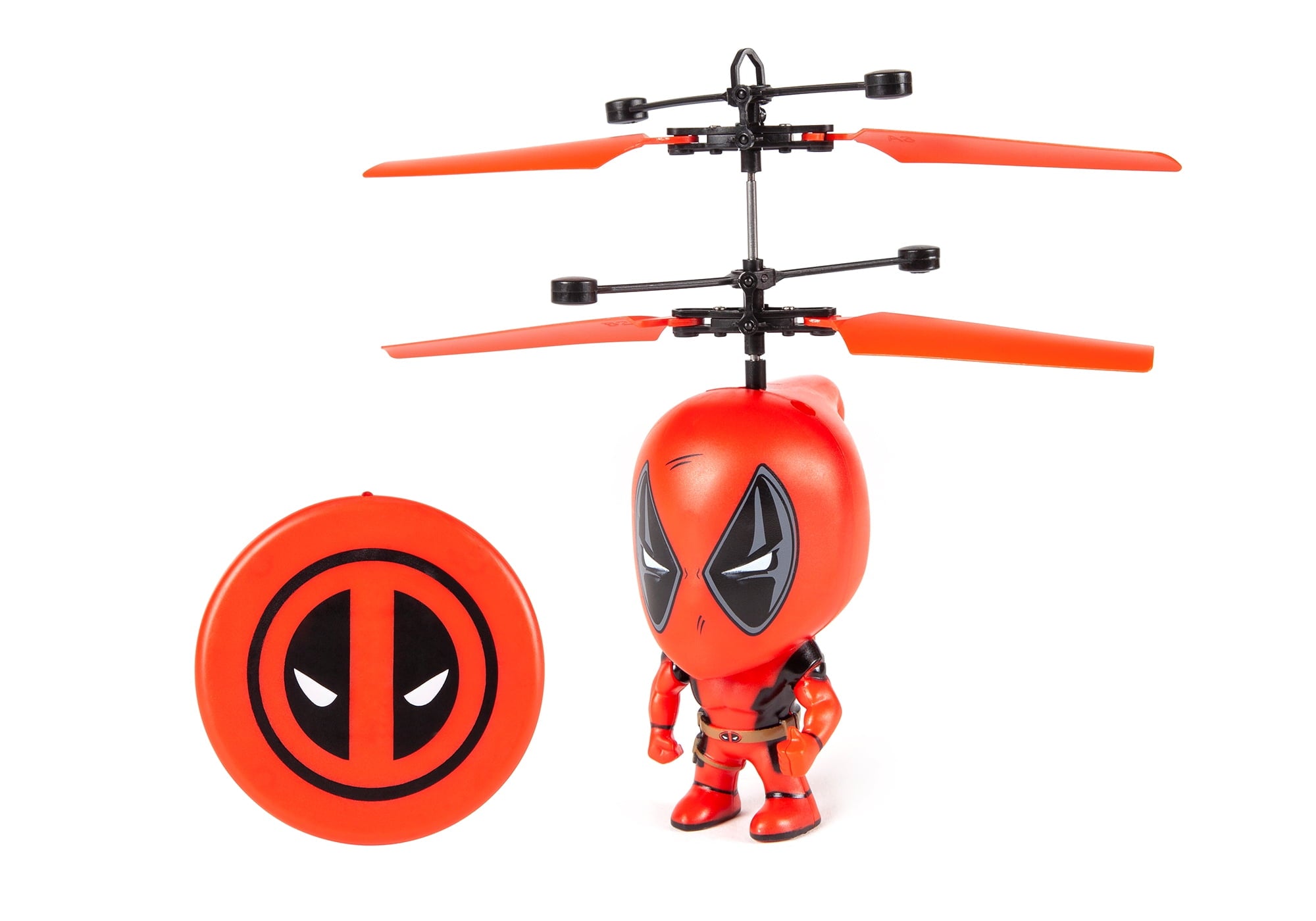 Deadpool 3.5 Inch Flying Figure IR UFO Big Head Helicopter