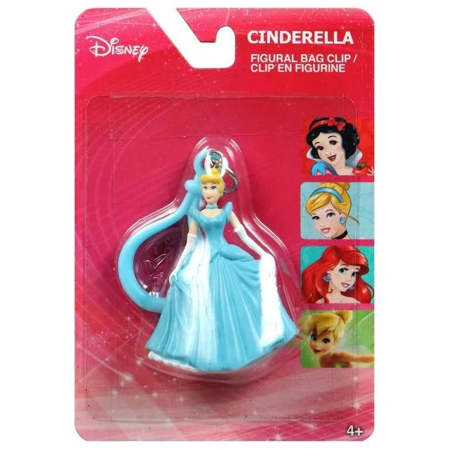 Cinderella Figural Bag Clip 2pk