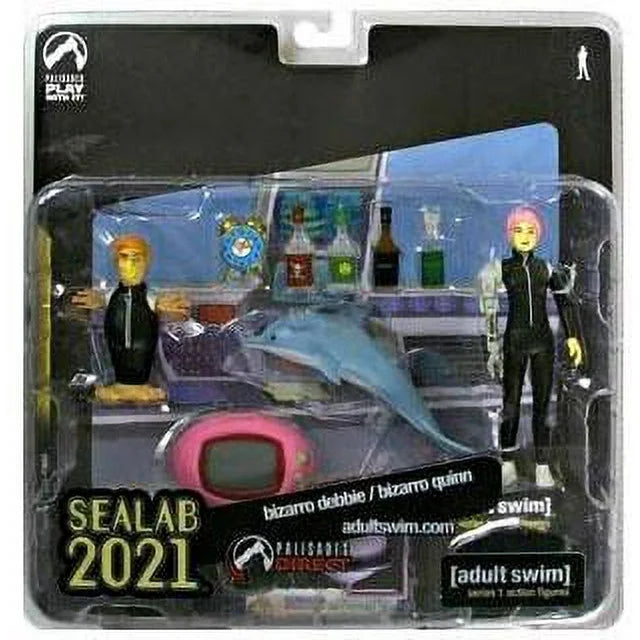 Adult Swim Series 1 Exclusive Action Figure 2-Pack Bizarro Debbie and Bizarro Quinn (Sealab 2021)