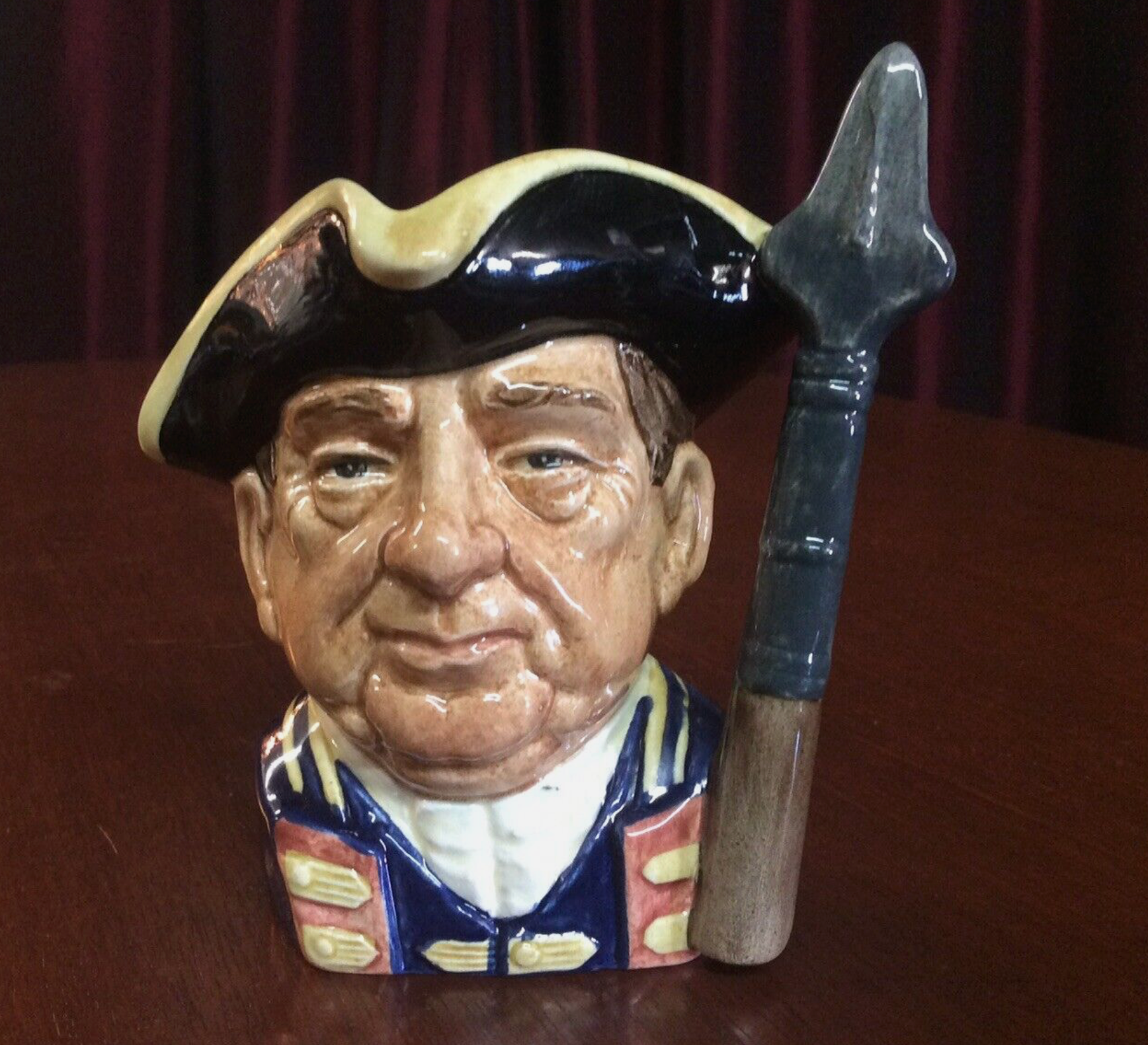 Vintage Small Royal Doulton Character Jug Guardsman D6575, 1962