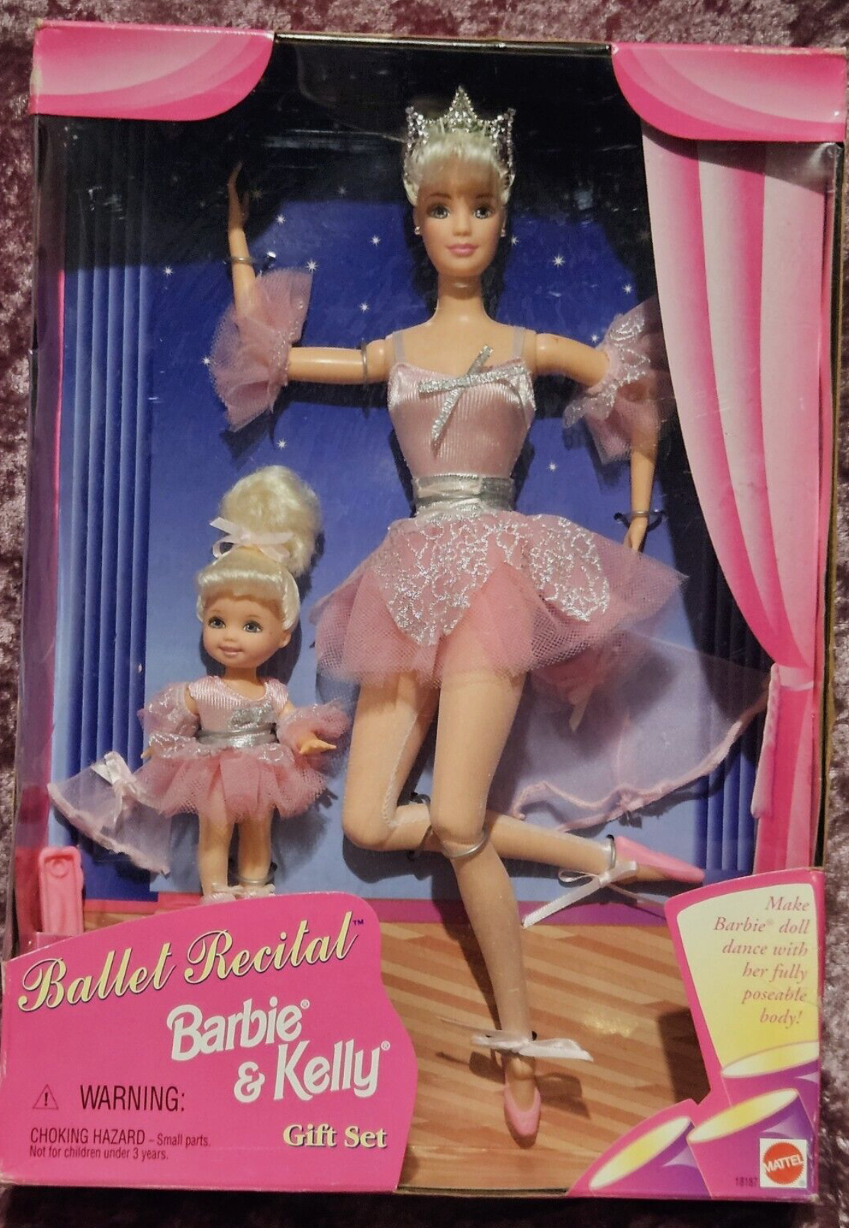 Barbie & Kelly Ballet Recital Doll Gift Set 1997 Mattel #18187
