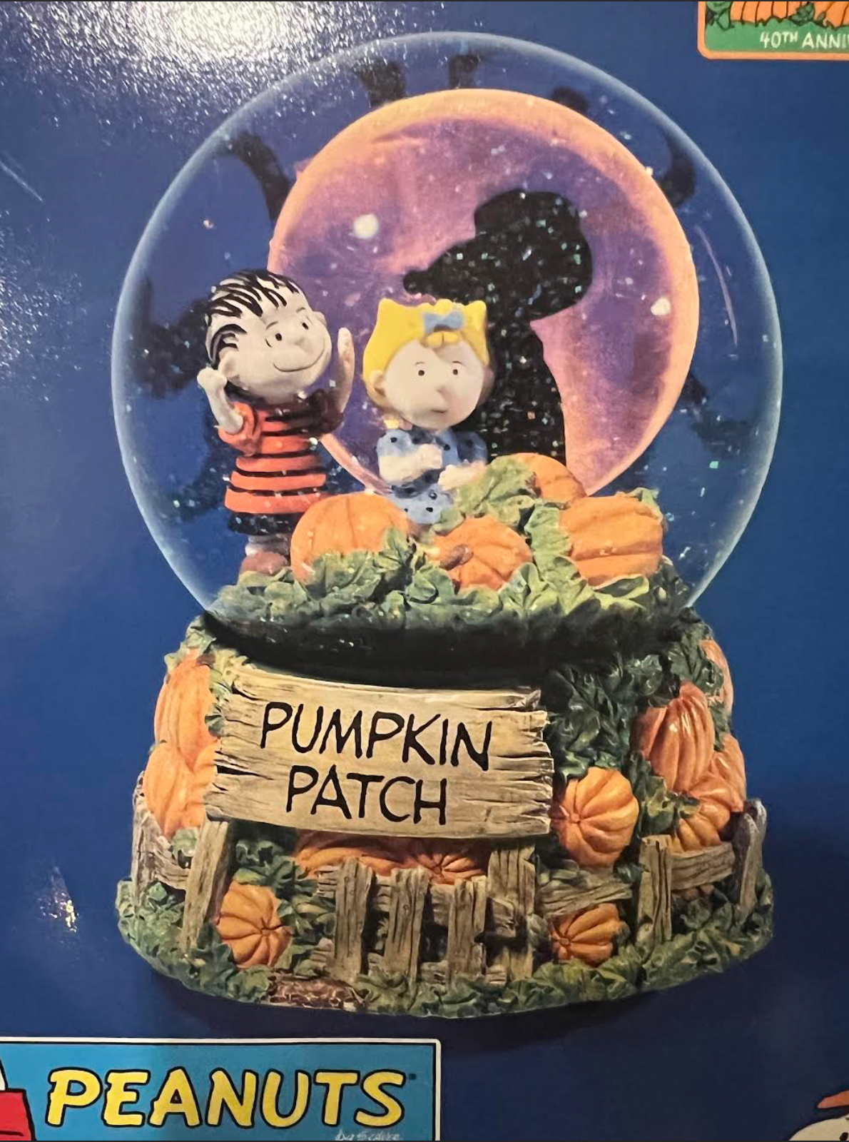Peanuts The Great Pumpkin Water Globe Decorative