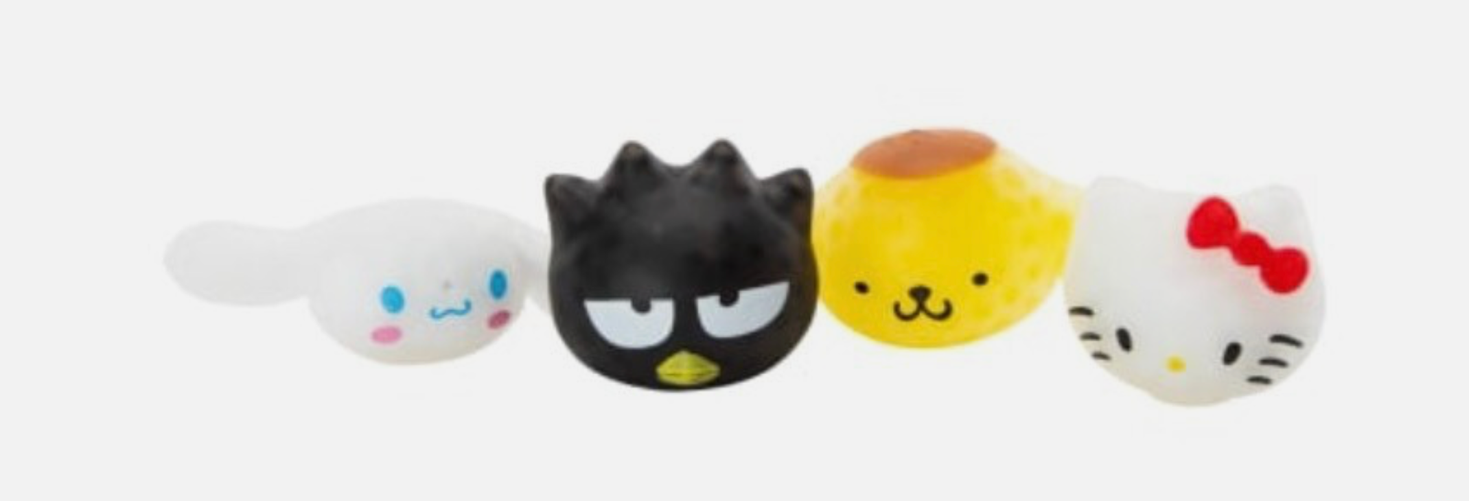 Hello Kitty & Friends Sensory Squishy Stress Balls 4 Pack Badtz-Maru Cinnamoroll