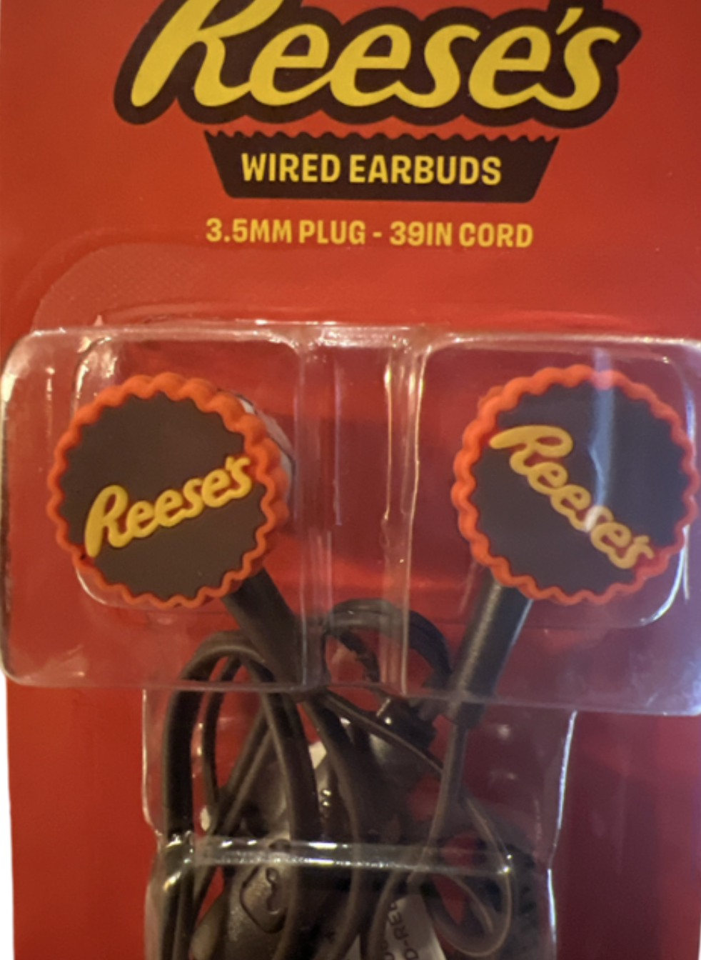 Reese's Wired Earbuds Headphone Skin, Single Piece, New
