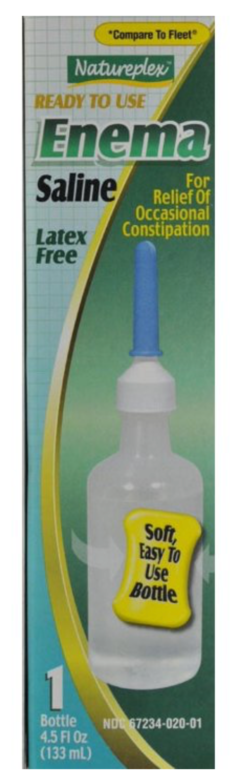 Natureplex Laxative Saline Enema, 4.5 fl oz
