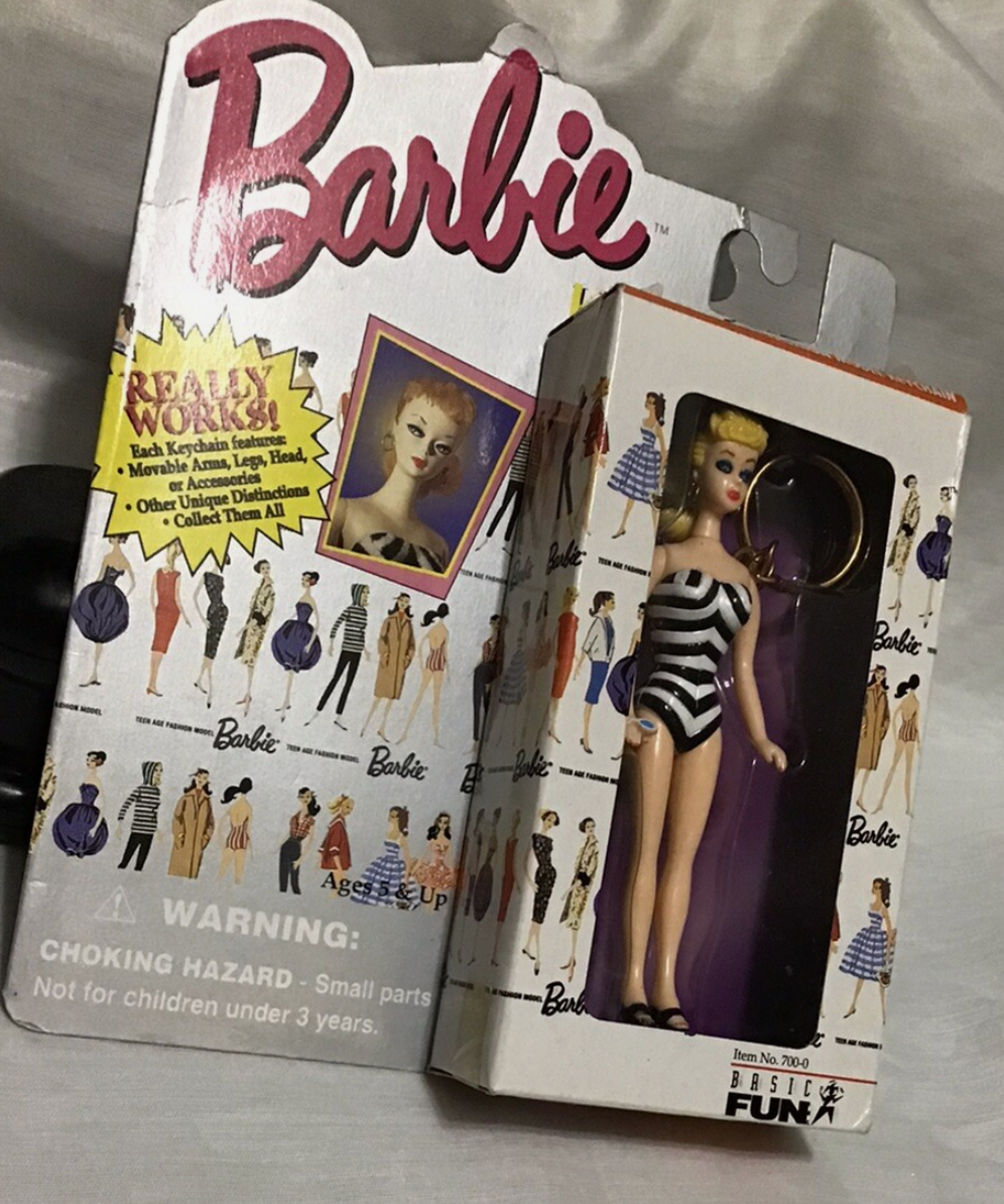 Barbie 1959 Brunette Keychain