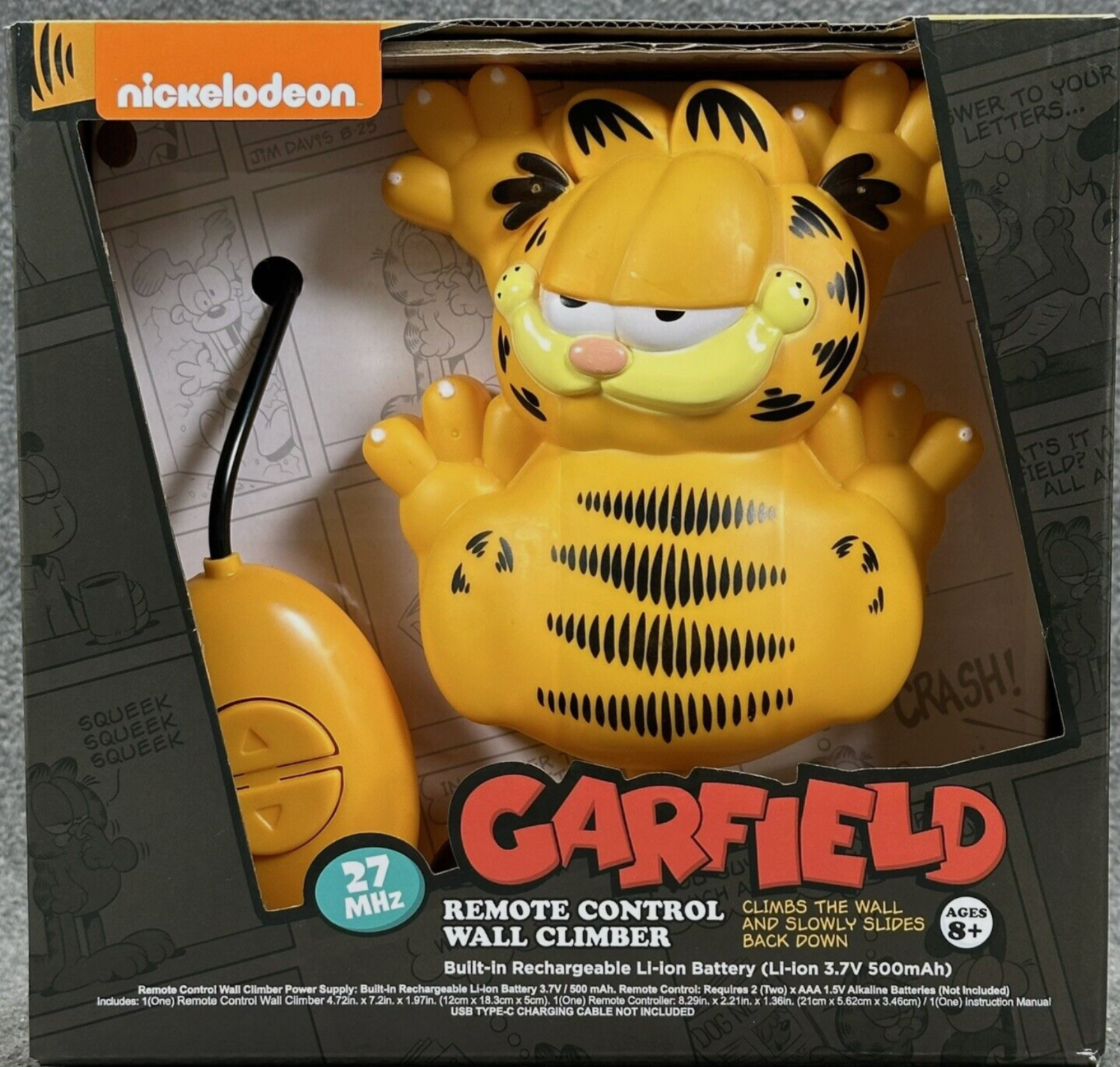 Garfield Remote Control Wall Climber RC Toy Nickelodeon