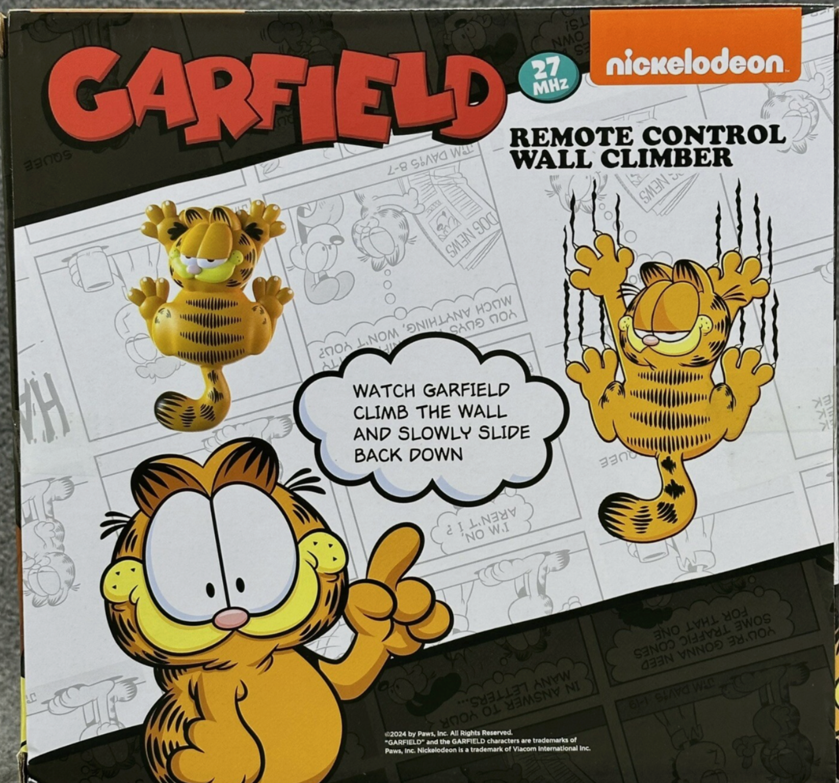 Garfield Remote Control Wall Climber RC Toy Nickelodeon