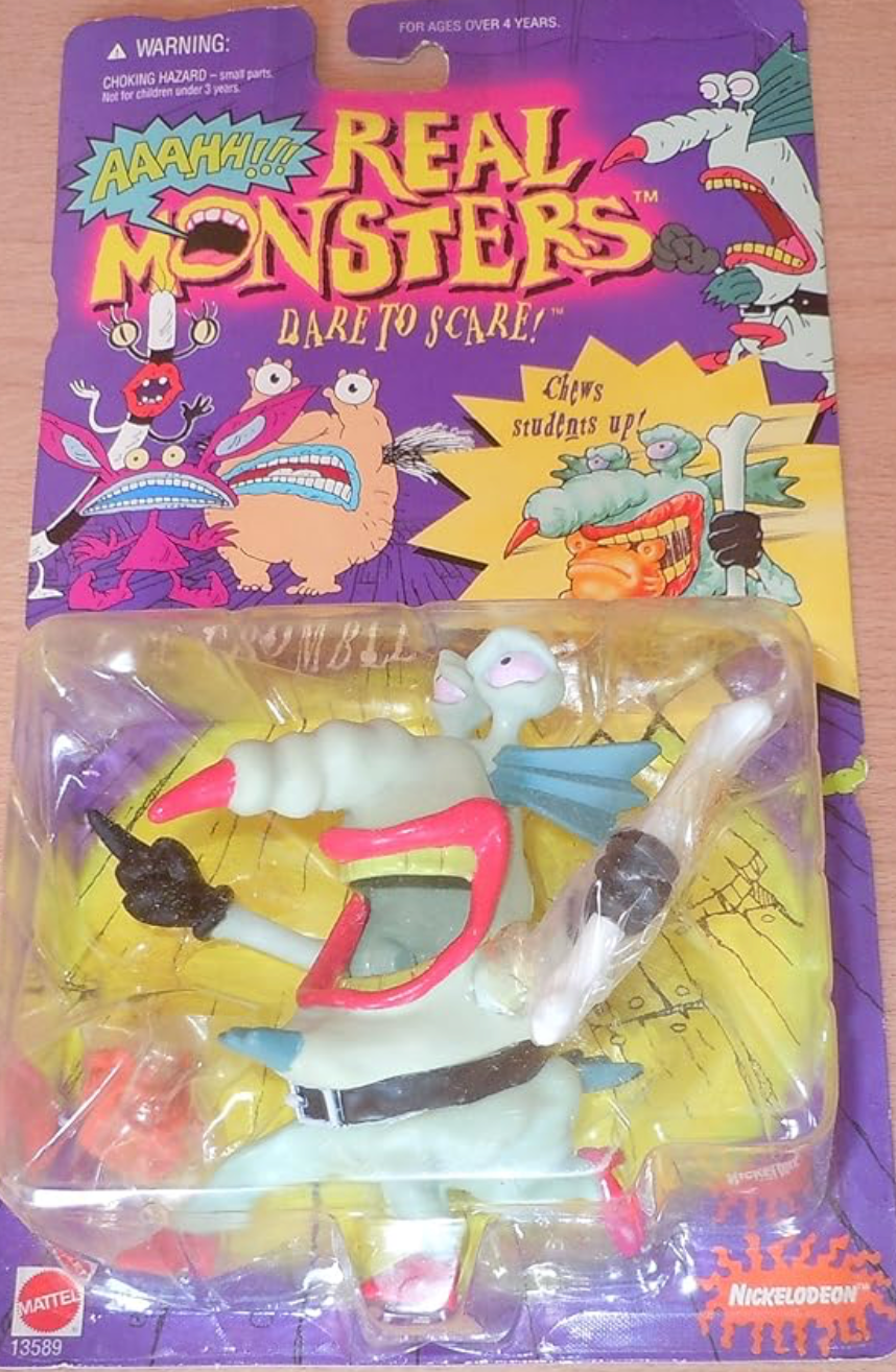 Nickelodeon Real Monsters the Gromble "The Scaremaster"