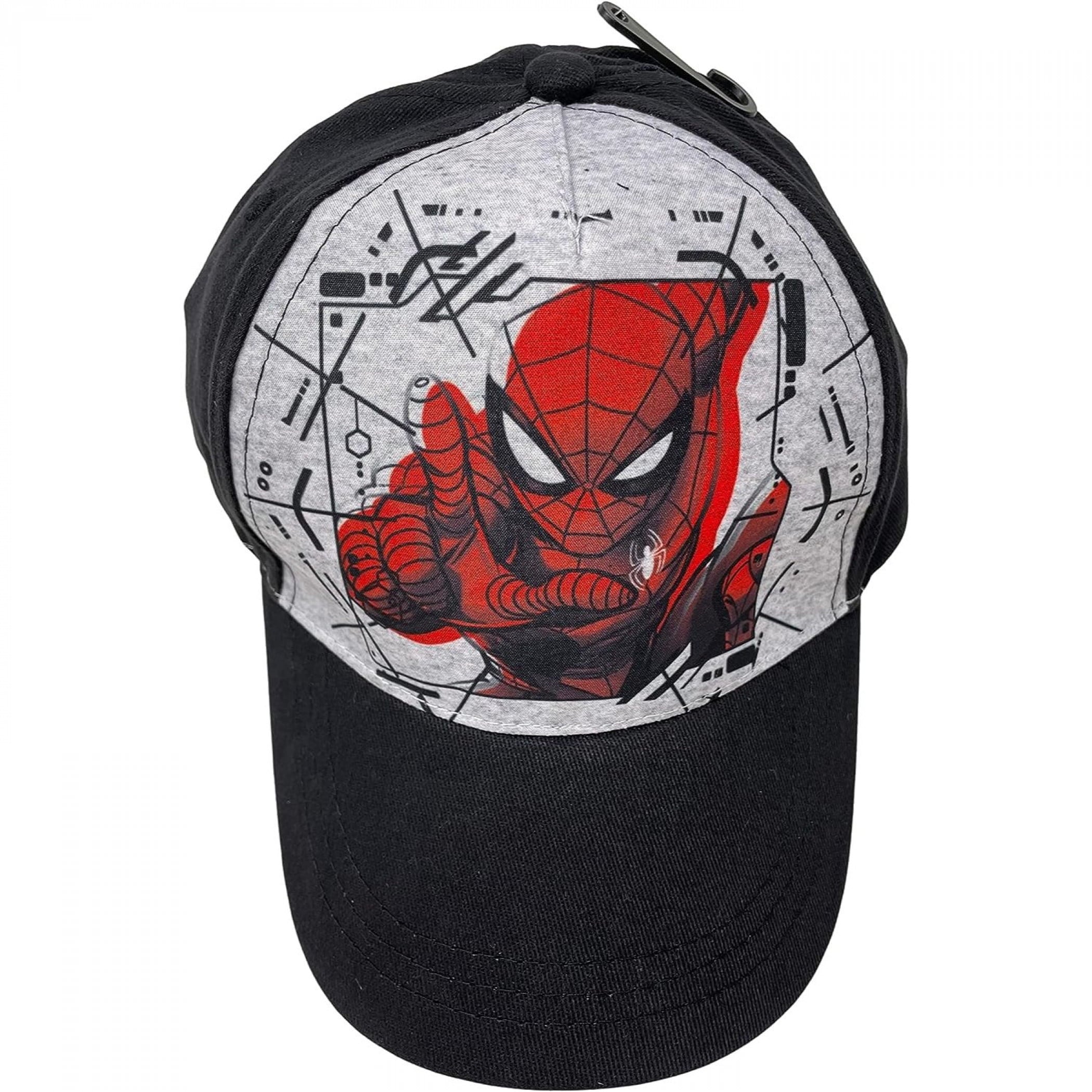 Spider-Man Polyester Spider-Man Web Crash Kids Baseball Hat
