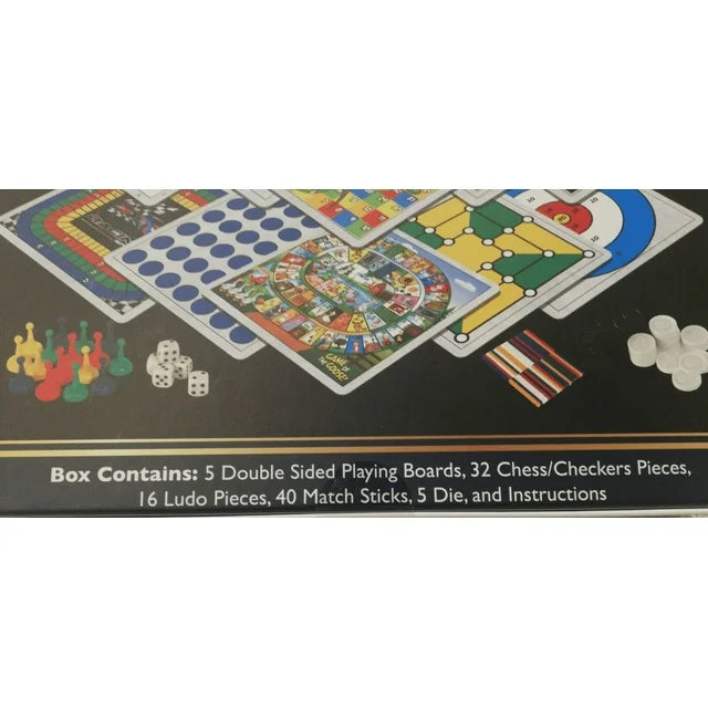 Games Hub Board Game 100 Classic Games. Chess, Checkers, Snakes, ladders and more...