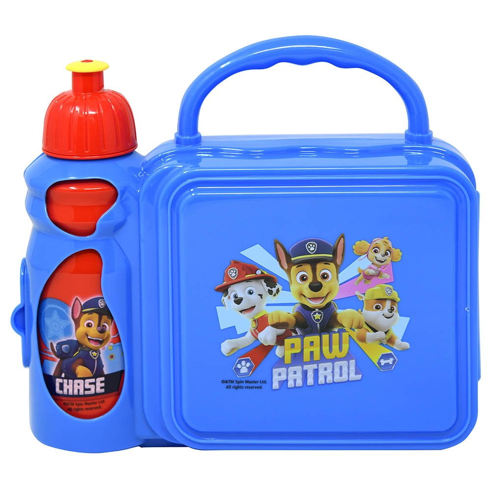 Paw Patrol Combo Lunch Box with Water Bottle 2pk