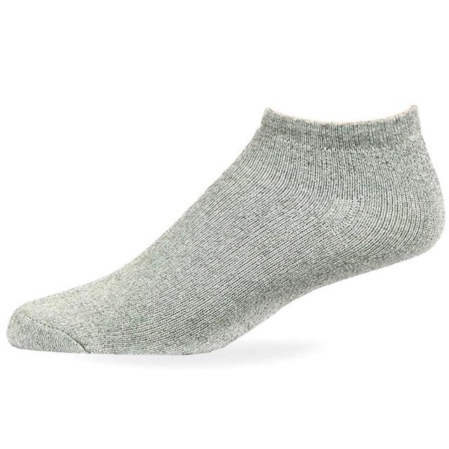 Wing Sports Series grey No Show socks 9-11 (8 Pairs)