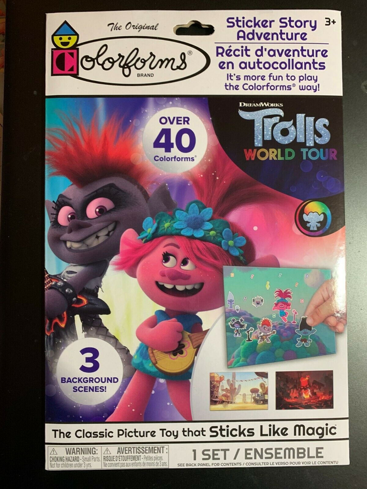 Dreamworks Trolls Band Together (2023) Colorforms Sticker Set (2pk)
