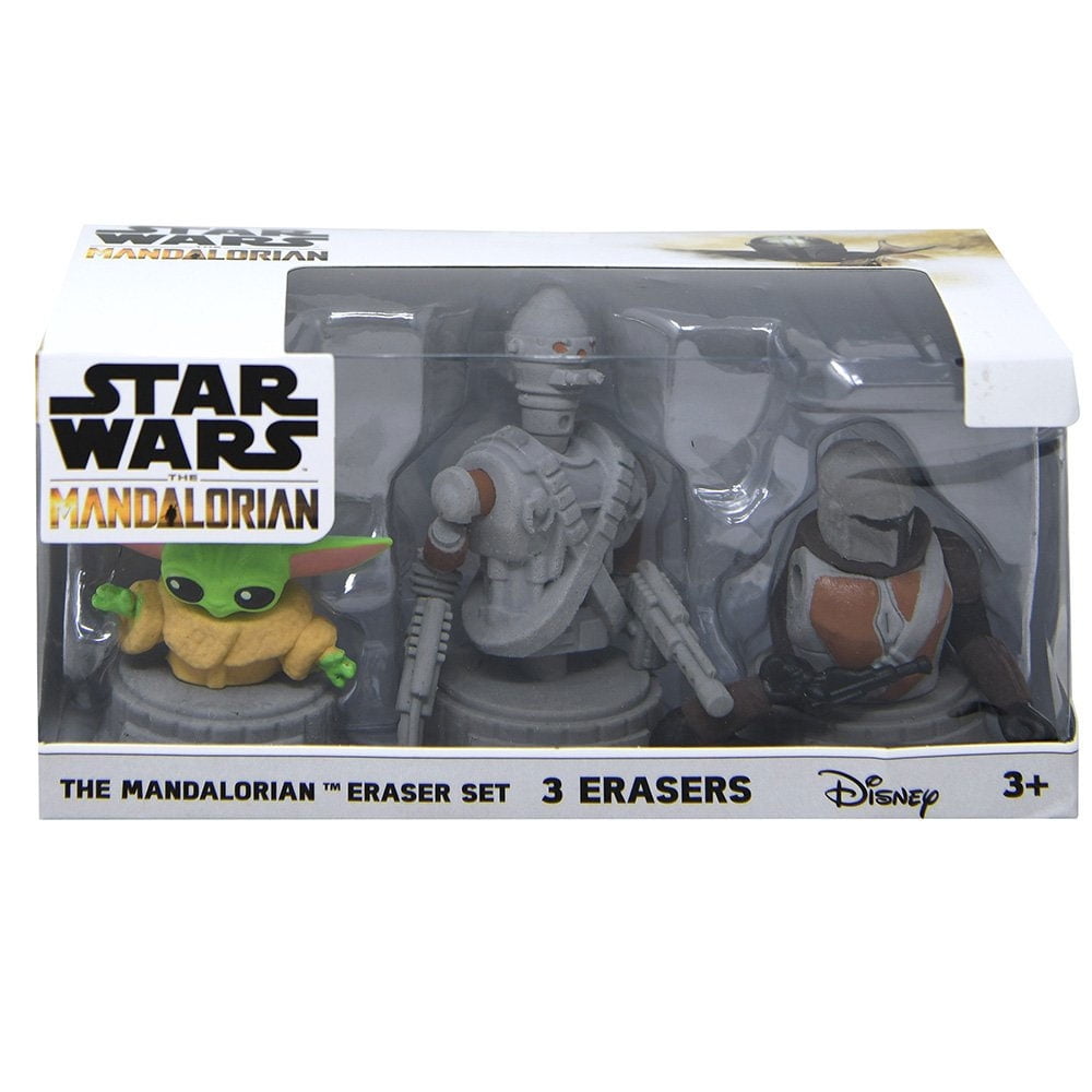 The Child , Star Wars The Mandalorian Eraser Set 3-Pack (Pack of 2)