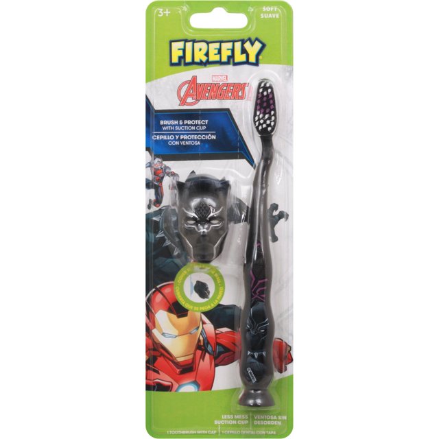 Marvel Heroes Barrel Toothbrush Suction Bottom - 3D Sticker - Cap (2pk)