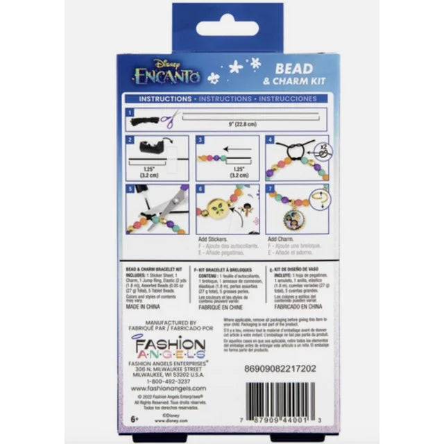 Disney Encanto bead & charm bracelet kit (makes 8 bracelets)