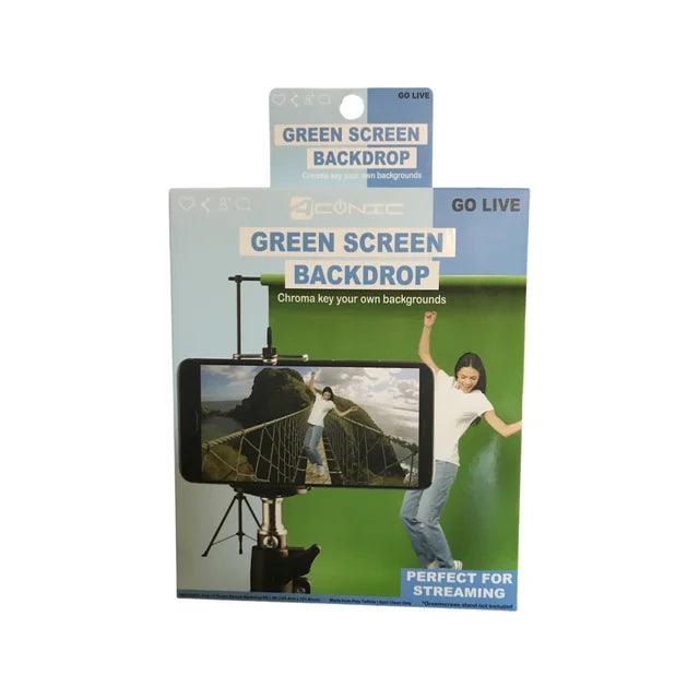 Go Live Green Screen Backdrop Chroma Key Your Own Backgrounds