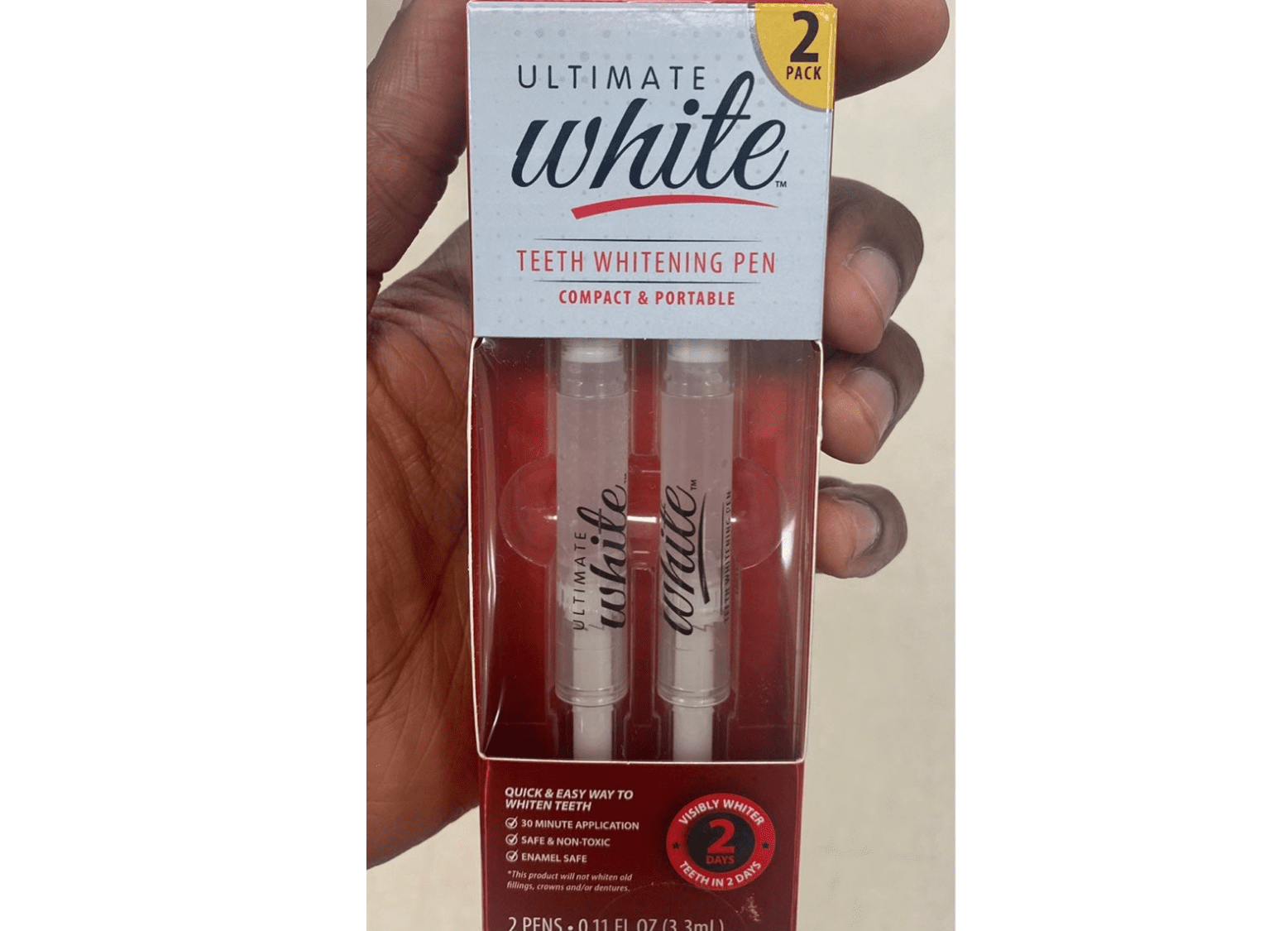 Ultimate white teeth whitening pen 2pcs (2pk)