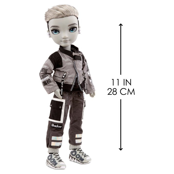 Shadow High Series 1 Ash Silverstone- Greyscale Boy Fashion Doll. 2 Silver Designer Outfits to Mix & Match with Accessories, Great Gift for Kids 6-12 Years Old and Collectors
