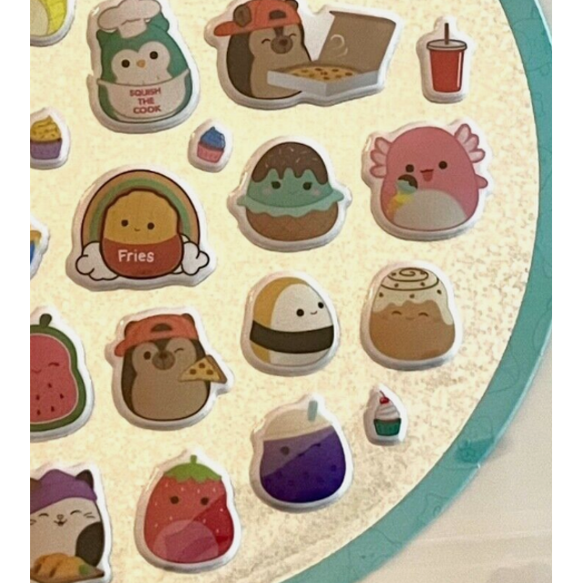 Squishmallows Puffy Stickers Autocollants Relief 508515 (2pk)