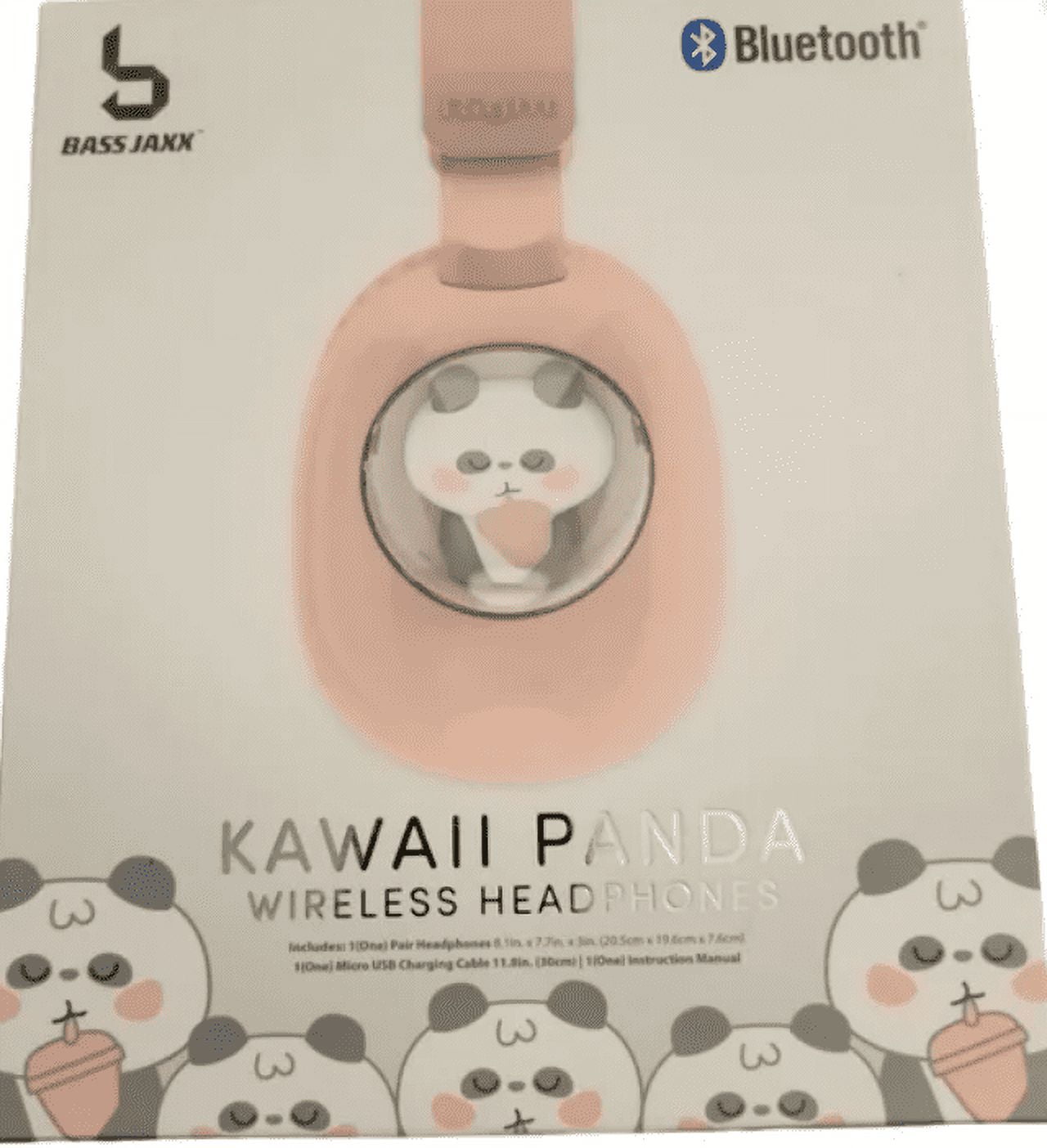 bass Jaxx Bluetooth Kawaii Panda Wireless Headphones
