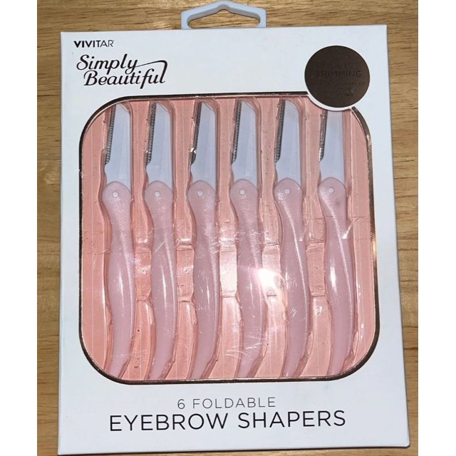 Vivitar Simply Beautiful EYEBROW SHAPERS - 6 Foldable Pieces