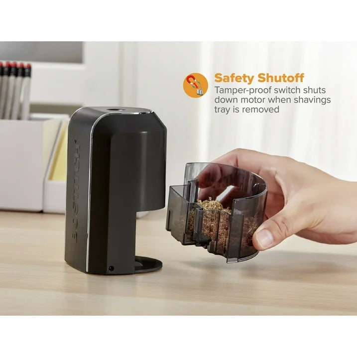 Bostitch Vertical Electric Pencil Sharpener, 1 Hole, Black, EPS5V-BLK