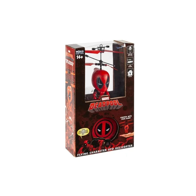 Deadpool 3.5 Inch Flying Figure IR UFO Big Head Helicopter