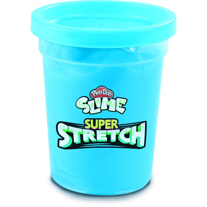 Play-Doh Purple and Blue Slime Super Stretch, Two 4.2-Oz Cans of Play-Doh (2pk)