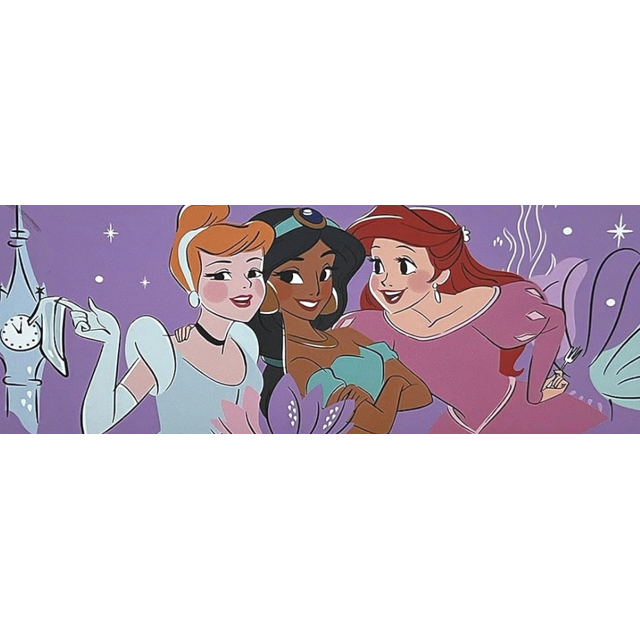 Disney Princess Tin Can Pencil Box Purple Color (2pk)