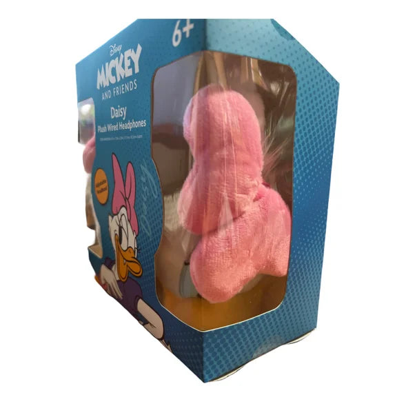 Disney Mickey and Friends Daisy Plush Wired Headphones Adjustable Headband