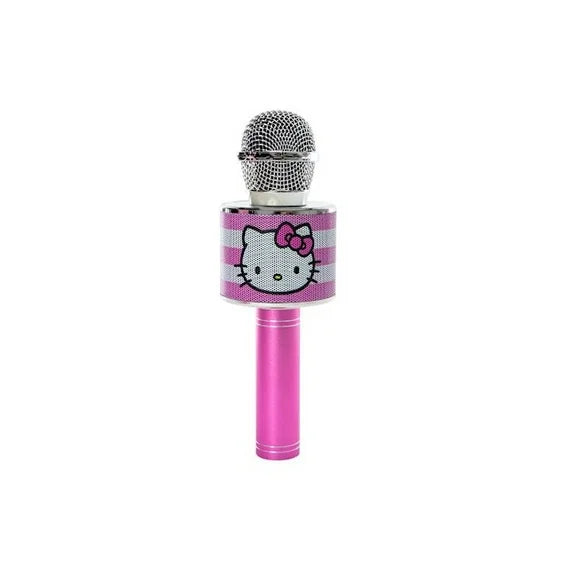 Sanrio Hello Kitty Pink Bluetooth Karaoke Microphone & Wireless Speaker Combo