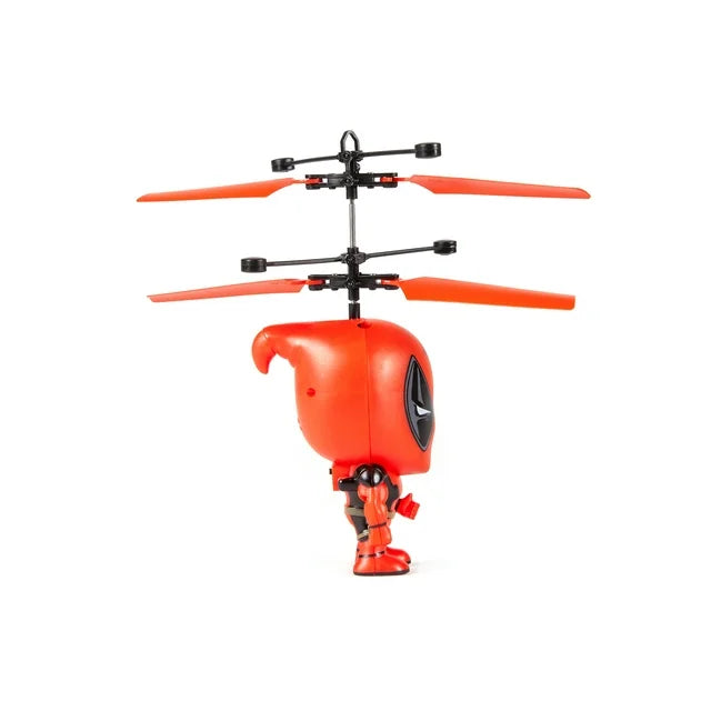 Deadpool 3.5 Inch Flying Figure IR UFO Big Head Helicopter
