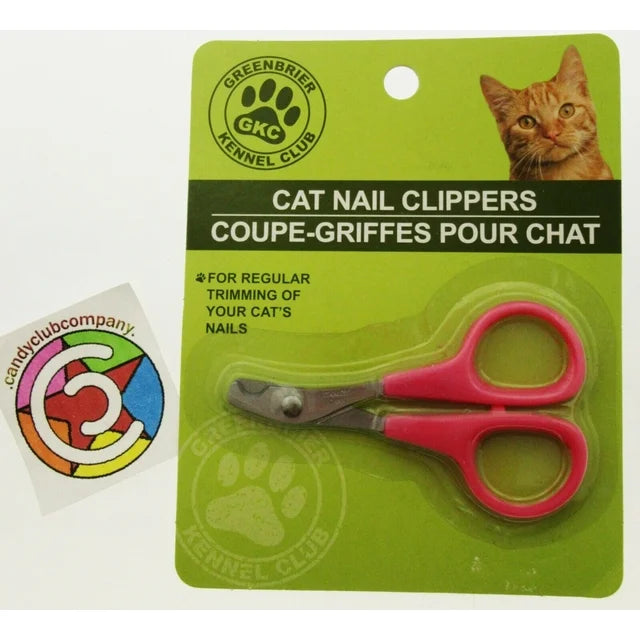 Cat Nail Clippers by Greenbrier Kennel Club ~ Pet Claw Care - Pink(2pk)