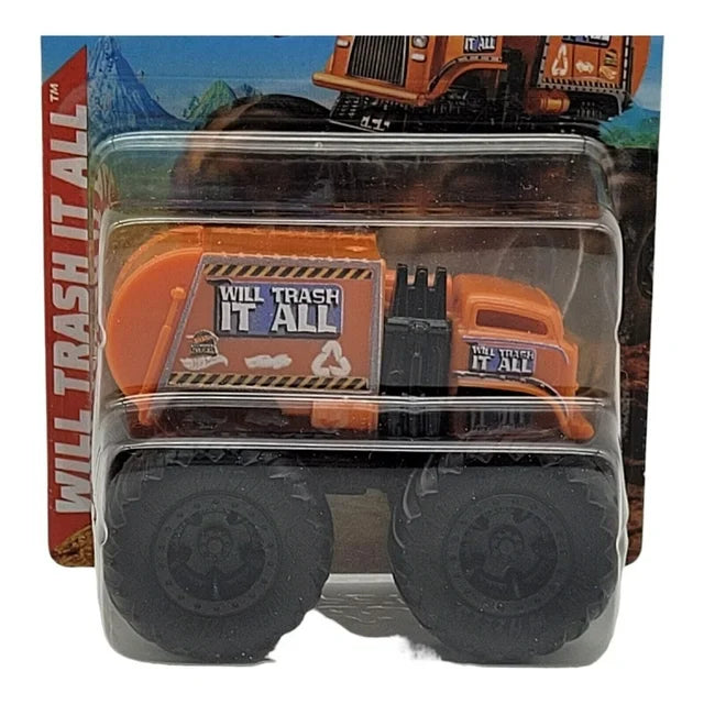 Hot Wheels Monster Trucks 1:70 Scale Will Trash It All (HFB96) (2pk)