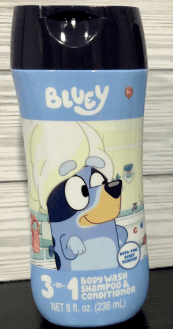 Bluey 3-in-1 Body Wash Shampoo & Conditioner 8oz (2pk)