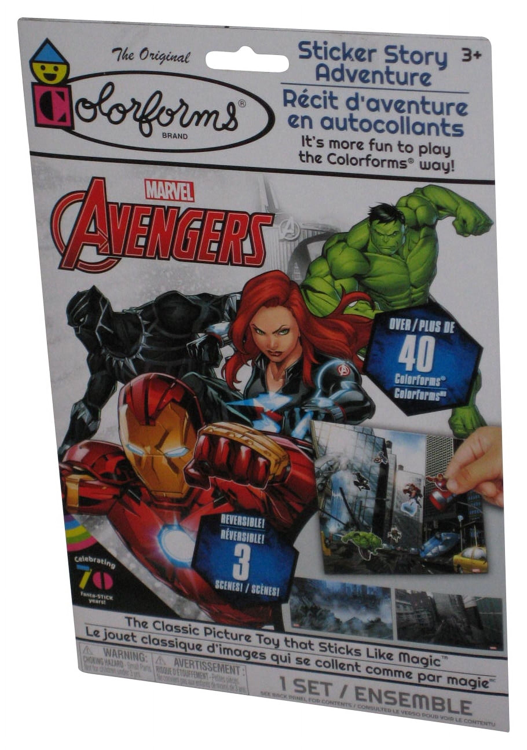 Marvel The Avengers (2023) Colorforms Sticker Set (2pk)